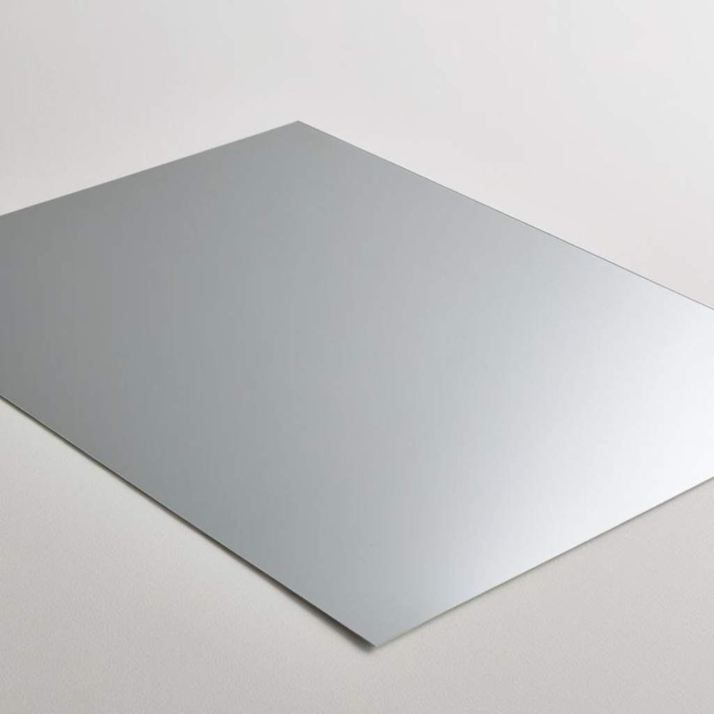 Silver Mirror Cardstock A4 Size- Matt Finish - Paper Harmony