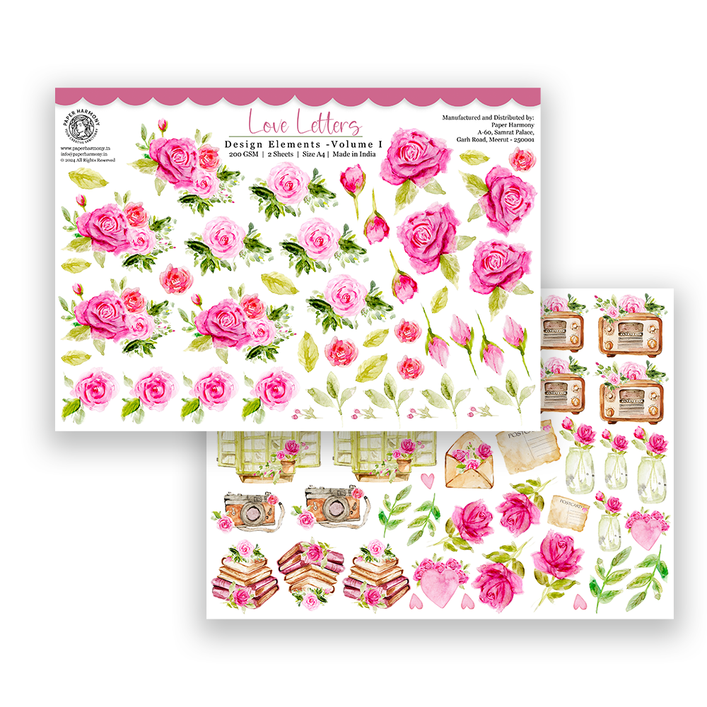 Love Letters Scrapbook Collection - Paper Harmony