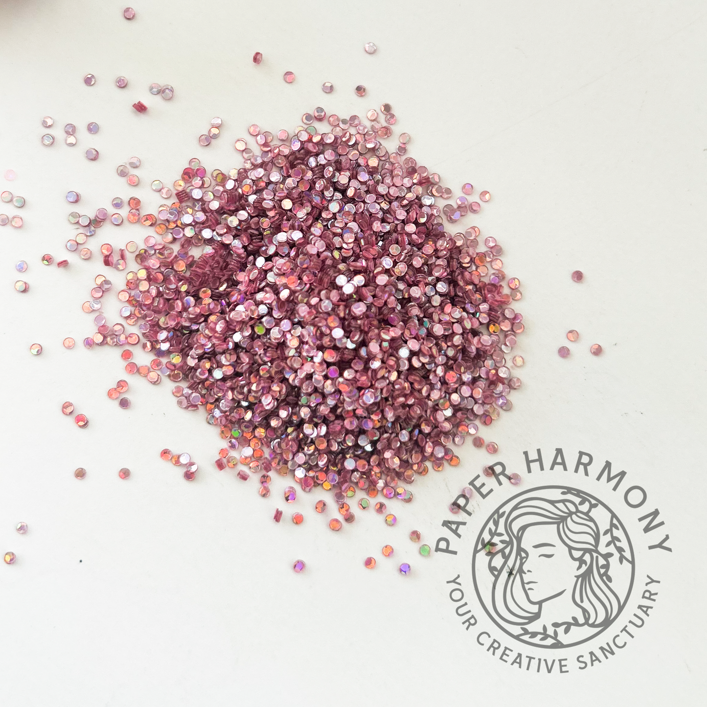 Chunky Pink Glitter - 10 gm - Paper Harmony