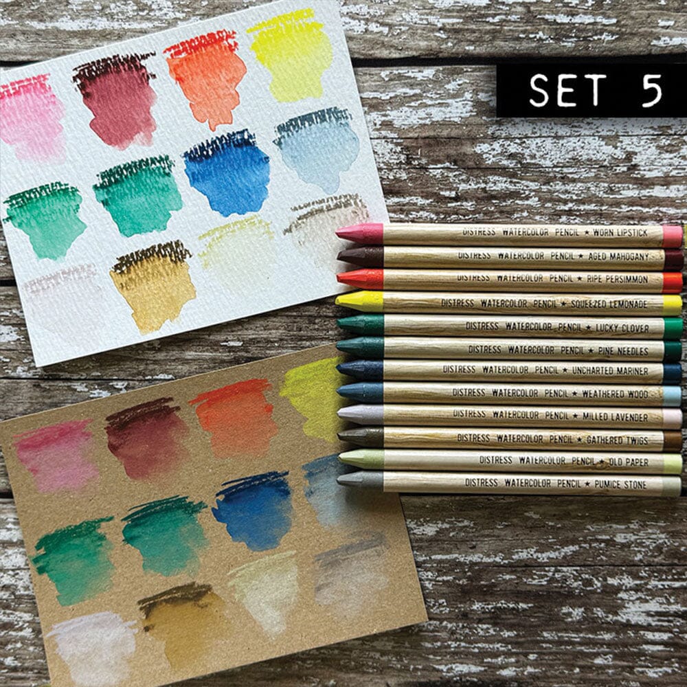 Tim Holtz Distress Watercolor Pencil Set 5 - Paper Harmony