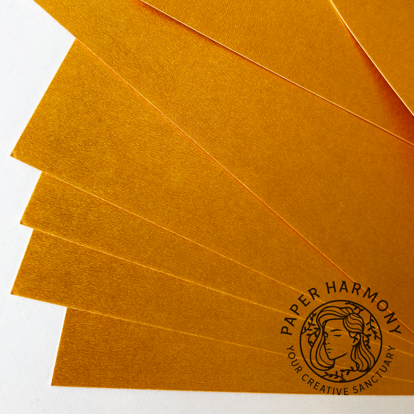 Yellow Gold Metallic Cardstock 12"x12" - 250 GSM