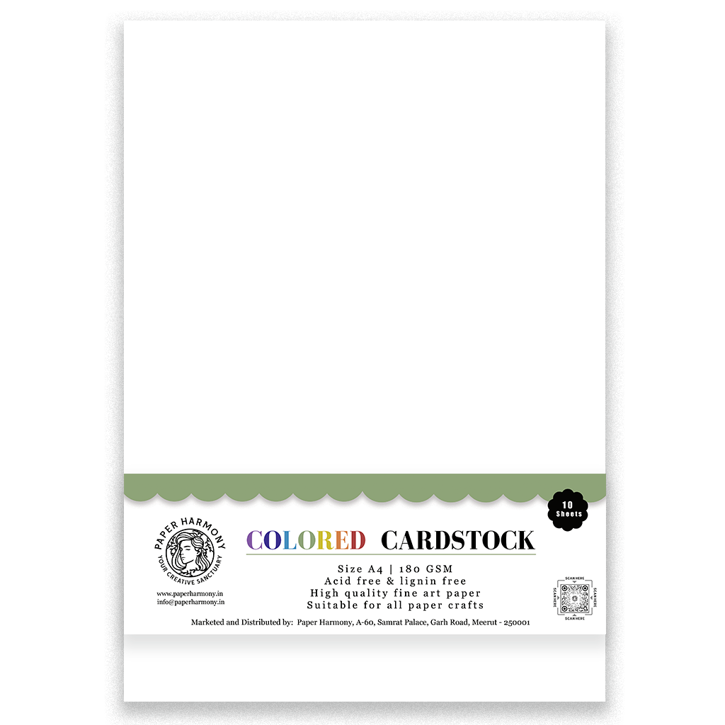 Ivory Cardstock A4 - 180 GSM - Paper Harmony