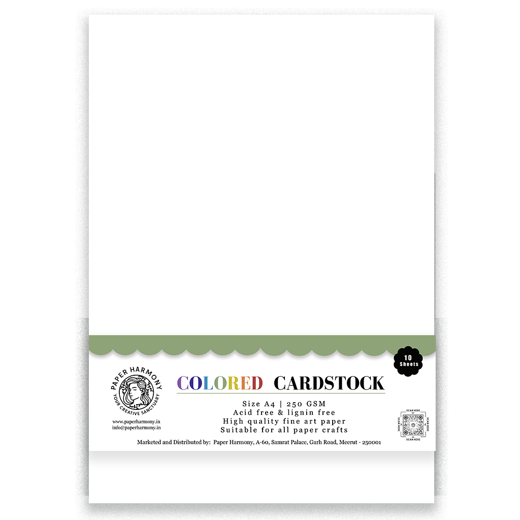 Ivory Cardstock A4 - 250 GSM - Paper Harmony