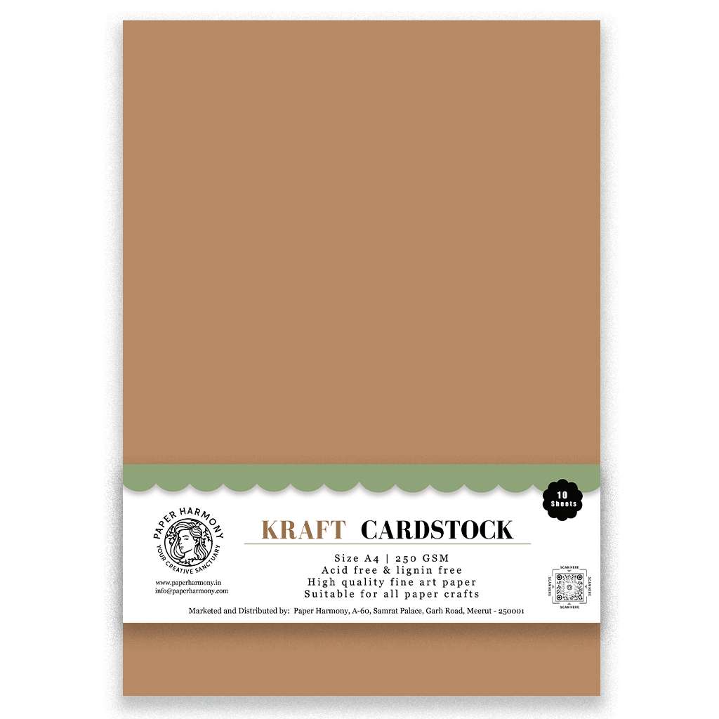 Kraft Cardstock A4 - 250 GSM - Paper Harmony