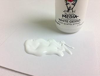 Dina Wakley's White Gesso, 29ml - Paper Harmony