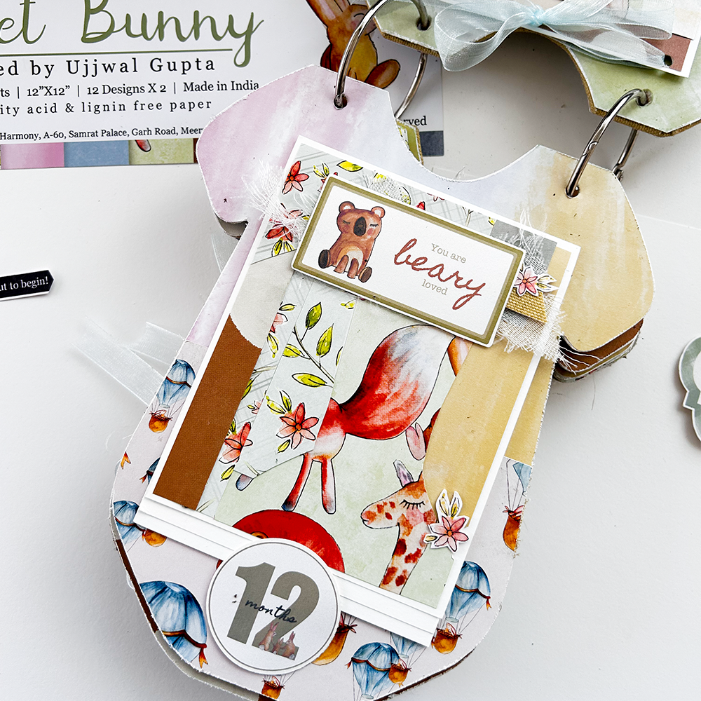 Sweet Bunny Ephemera - Die cut Elements - Paper Harmony