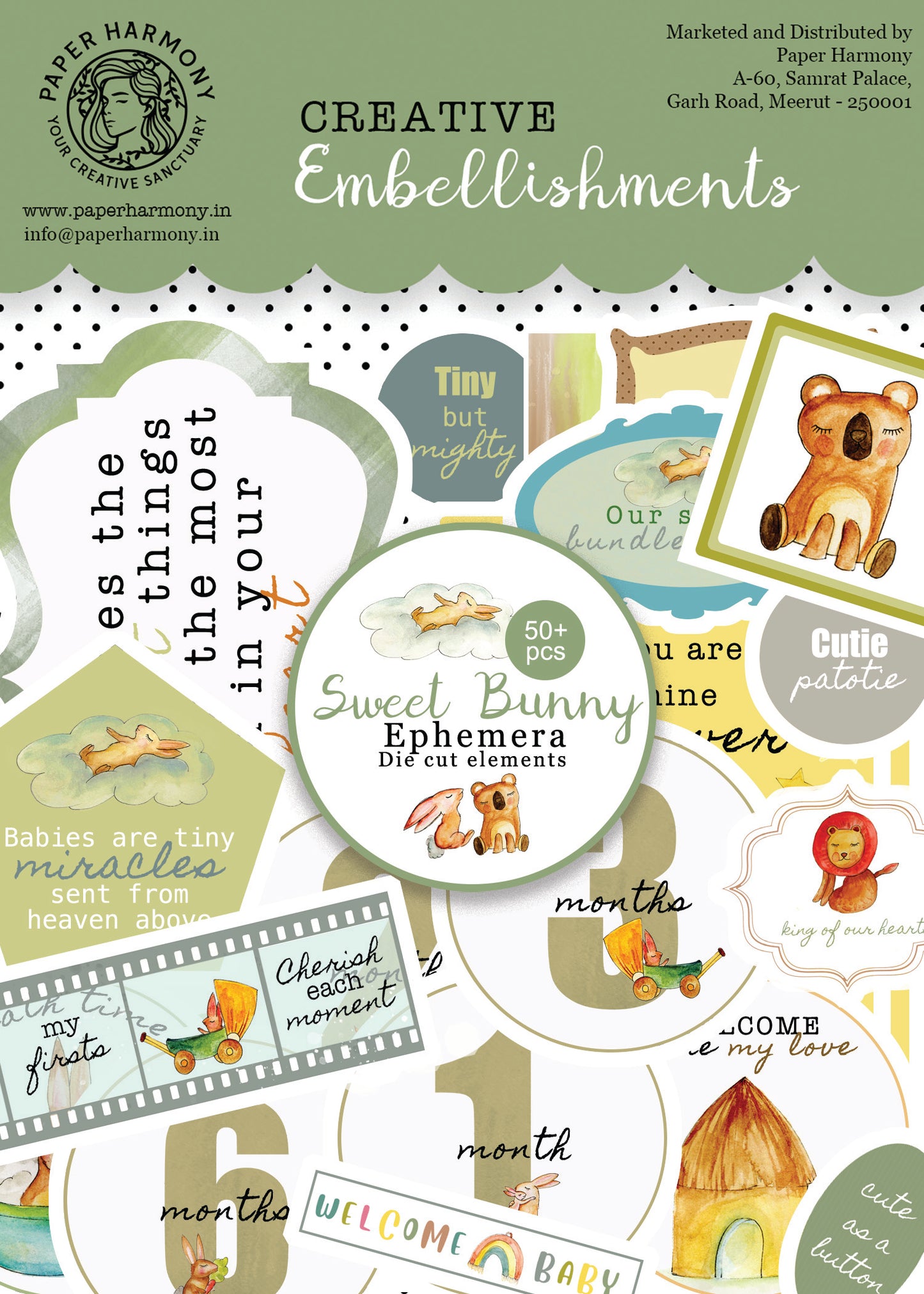 Sweet Bunny Scrapbook Collection - Paper Harmony