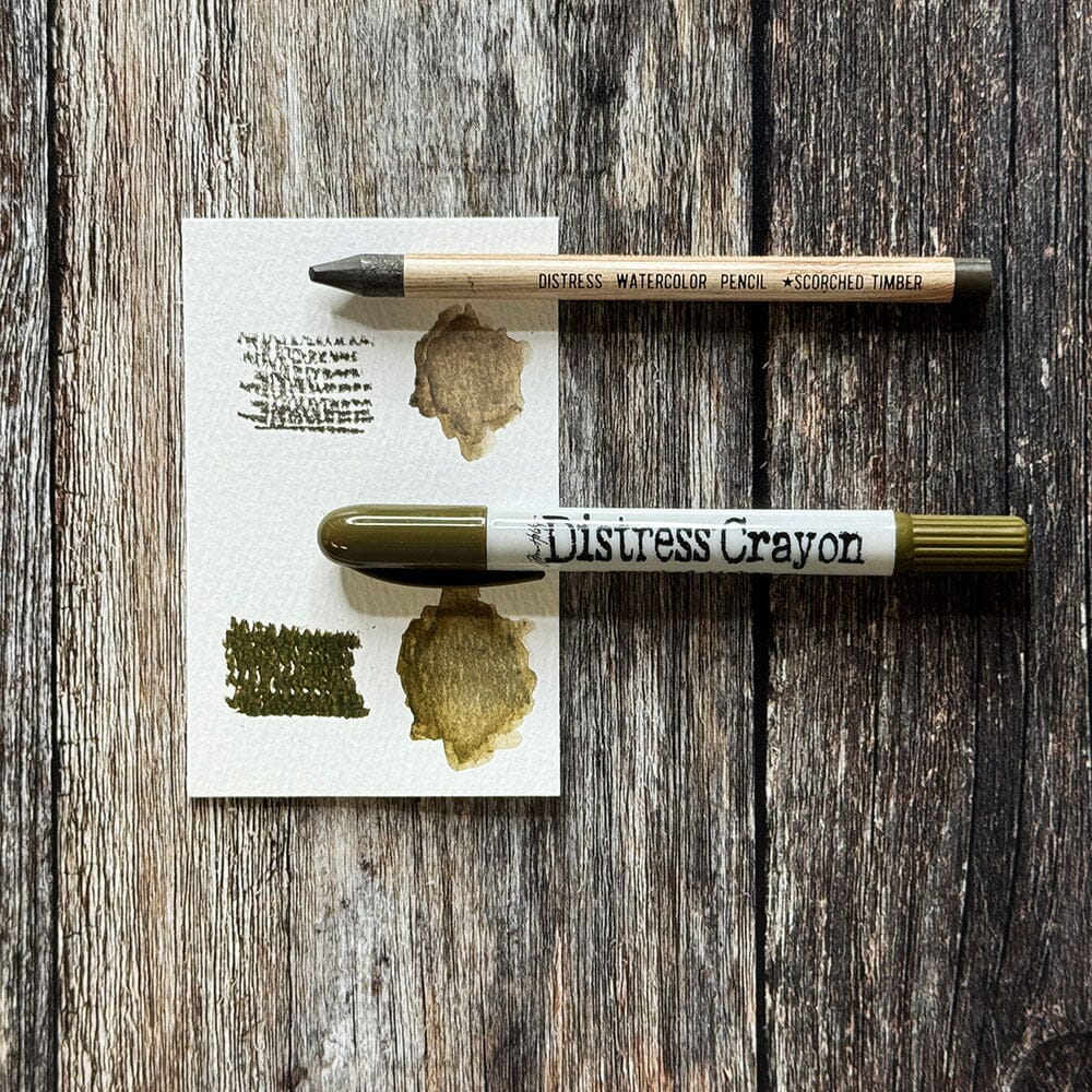 Tim Holtz Distress Watercolor Pencil - Scorched Timber - Paper Harmony