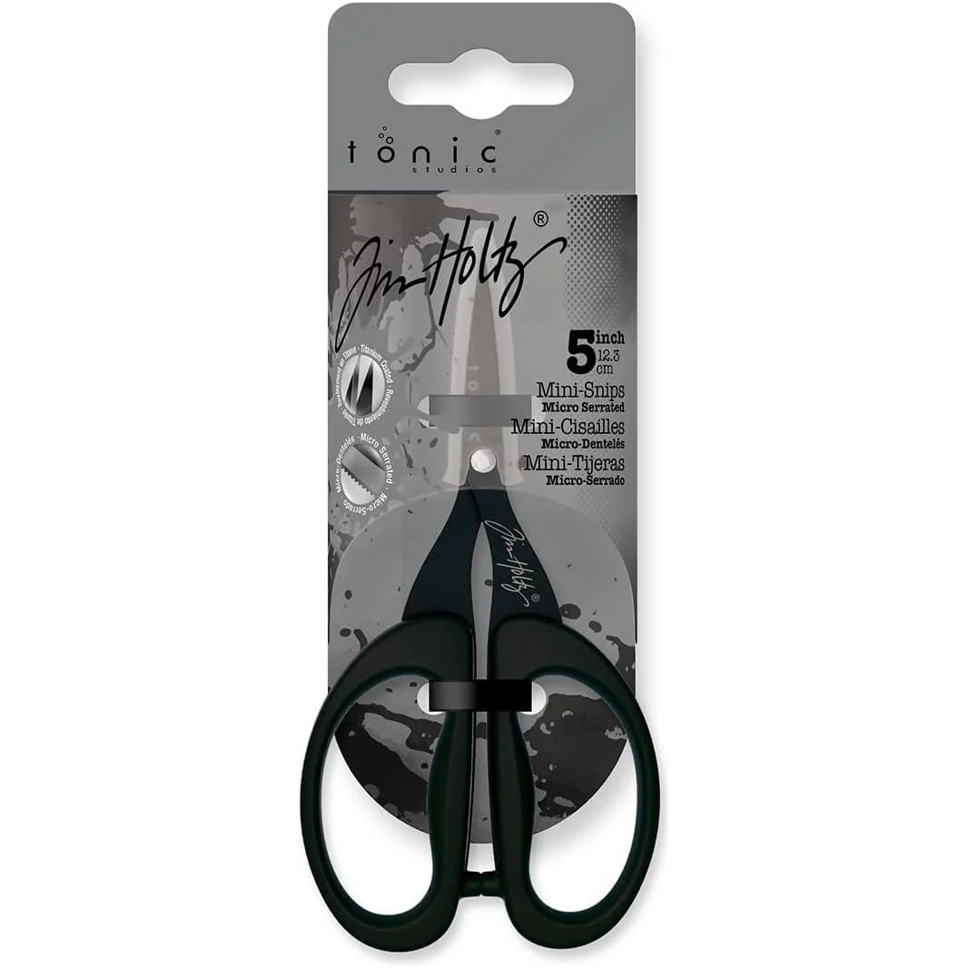 Tim Holtz 5" Titanium Shears Mini Snips - Paper Harmony