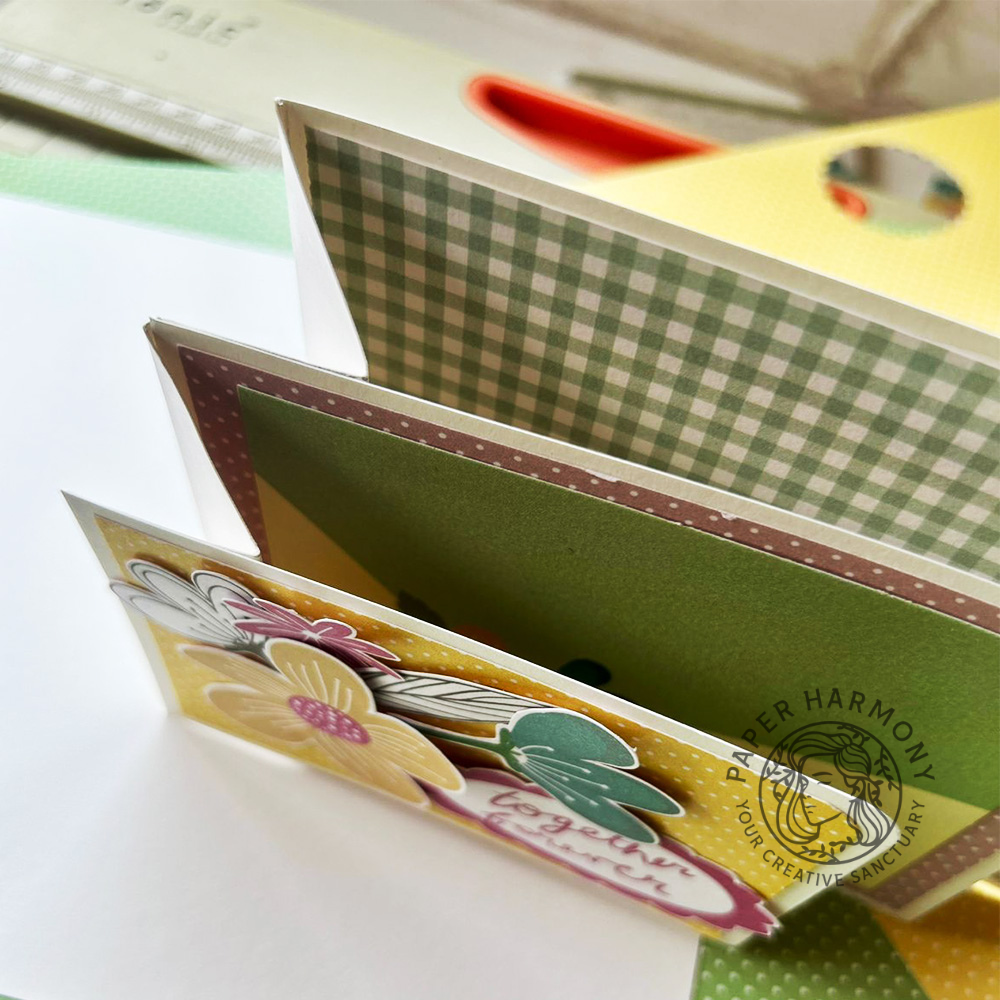 Cascading Pleated Card - TUTORIAL Only
