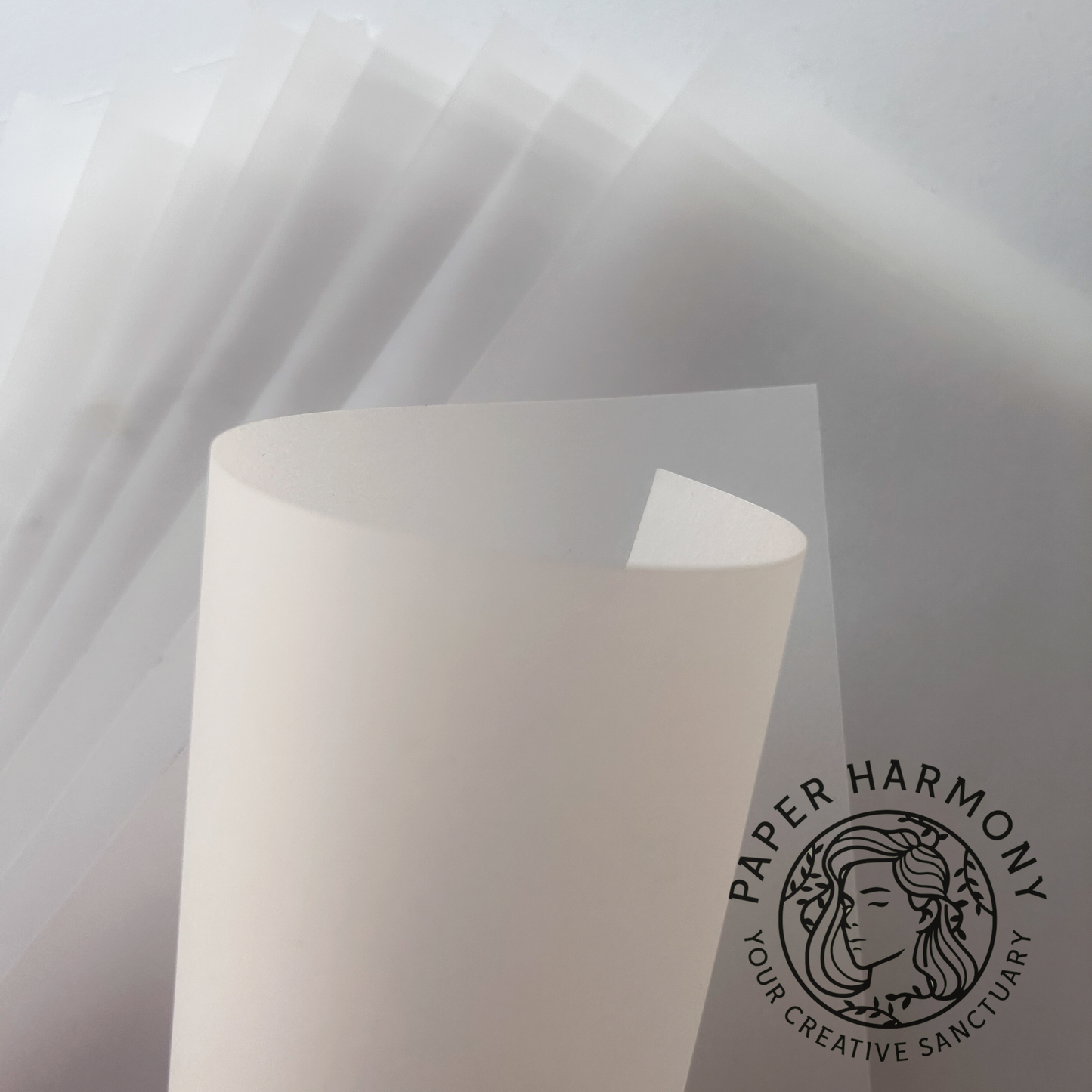 White Vellum Sheets 12x12 Size - 175 GSM