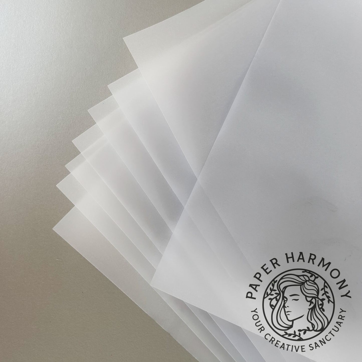 White Vellum Sheets 12x12 Size - 175 GSM