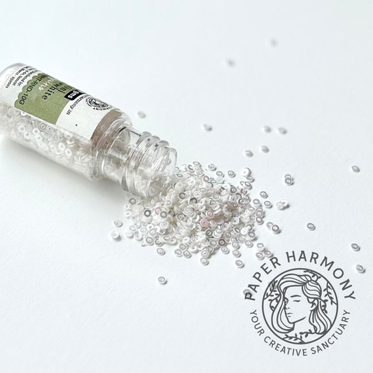 Mini Snow White Sequins - 10 gm