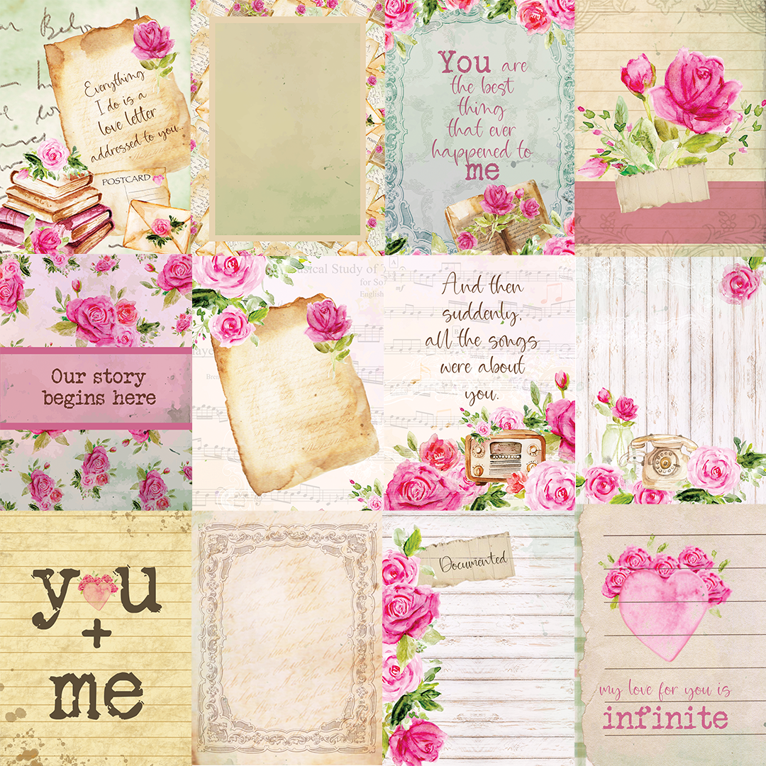 Love Letters Journaling Cards - 3"X4" - Paper Harmony