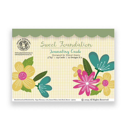 Sweet Foundation Journaling Cards - 3"X4"