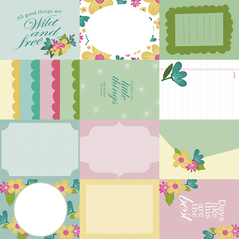 Sweet Foundation Journaling Cards - 3"X4"