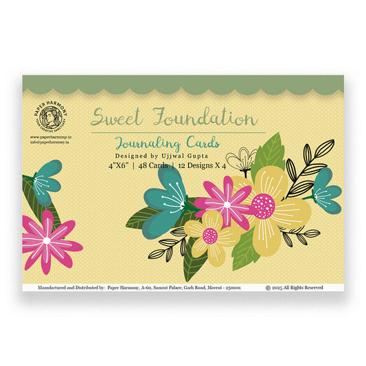 Sweet Foundation Journaling Cards - 4"X6"