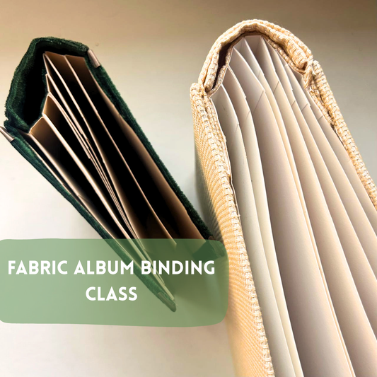 Fabric Binding for Scrapbook  - TUTORIAL Only