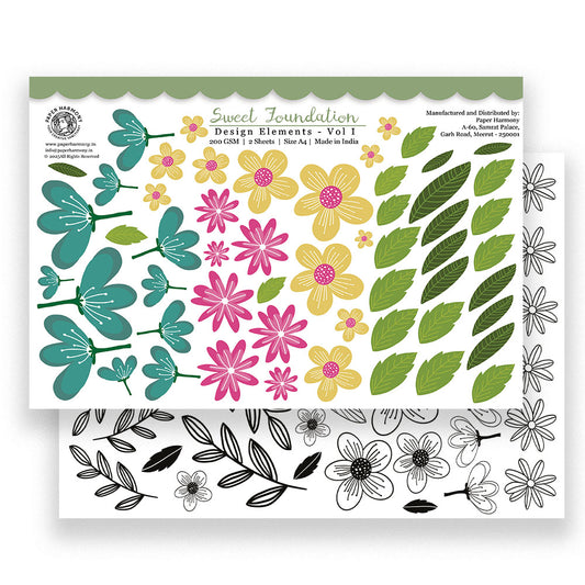 Sweet Foundation Design Elements Vol 1 - A4