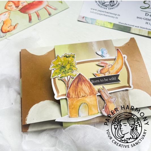 Sweet Bunny Interactive Card- TUTORIAL Only